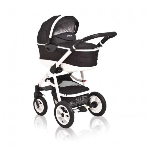 Otroški voziček CoTo Baby Aprilia 3v1 - črn