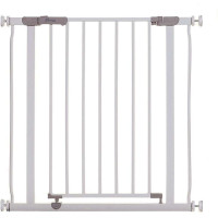 Varnostna vrata Dreambaby Ava (75 - 81 cm) kovinska bela - brez vrtanja