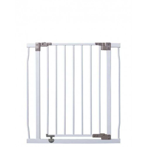 Varnostna vrata Dreambaby Liberty  (75 - 81 cm) kovinska bela - brez vrtanja