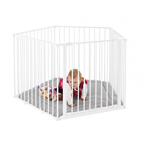 Varnostna ograda Park-a-Kid Baby Dan bela