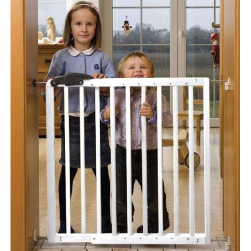 Varnostna vrata Bambinoworld Nicolas (78,5 do 113,5 cm) bela